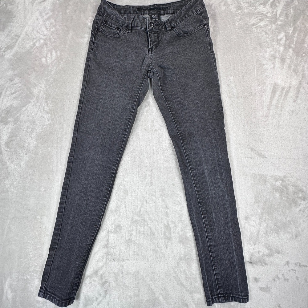 Blue Asphalt Skinny Jeans Women 11R Gray Denim Stretch Low Rise 5 Pocket Pants